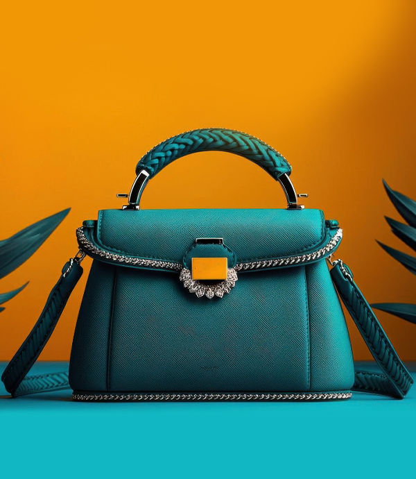 Teal Braid Bag Thumbnail